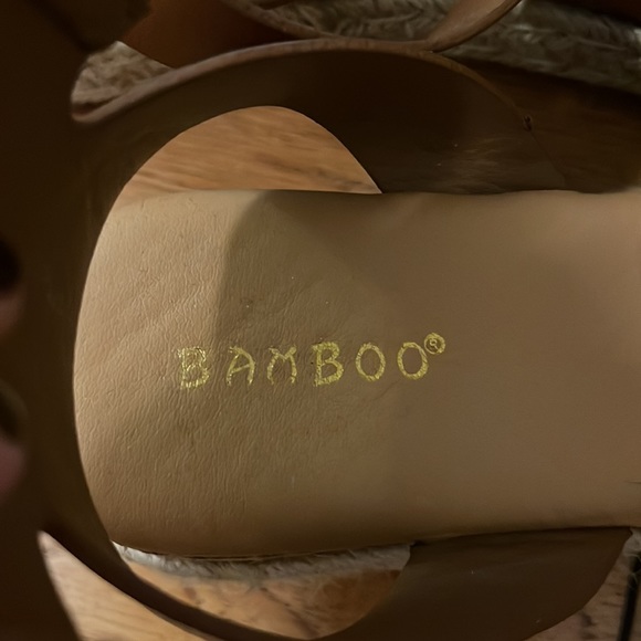 Tan espadrilles platform sandal - Picture 5 of 6